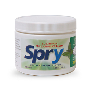 Spry Xylitol Chewing Gum - Spearmint - 100ct